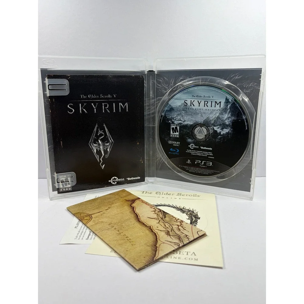 PS3 Game Lot Skyrim Legendary Call of Duty Black Ops Modern Warfare 4 Games